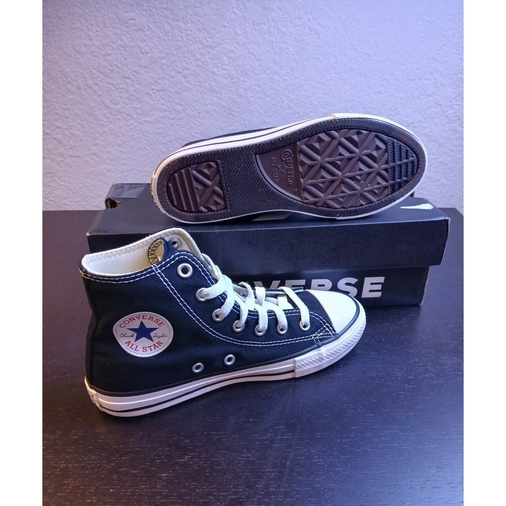 Converse Chuck Taylor All Star High Top Black Youth Sneakers 3J231 Size 2